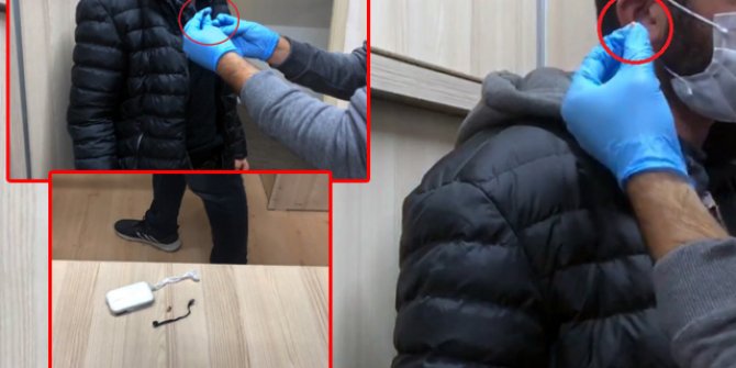 Ehliyet sınavında modem ve kopya düzeneği ile yakalandı  ​