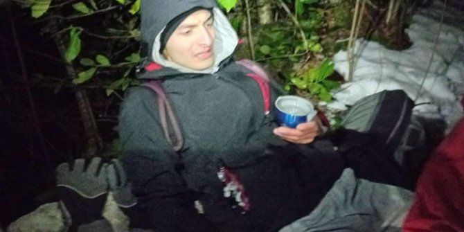 Türk İHA'sı Bayraktar, gece Uludağ'da mahsur kalan genci kurtardı