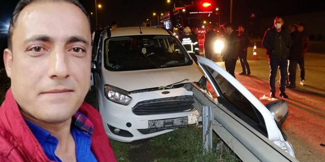 Bariyere çarpan aracın sürücüsü öldü