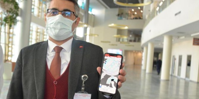 385 bin 500 metrekarelik şehir hastanesinde navigasyonla ulaşım 
