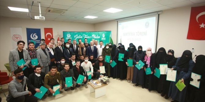 Yunus Emre Enstitüsünden Suriye’deki tıp öğrencilerine Türkçe sertifikası