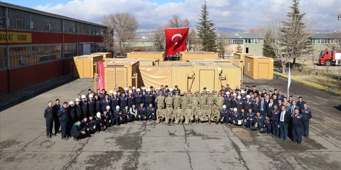 TSK'dan NATO standartlarında 30 dakikada kurulabilen seyyar sahra hastanesi