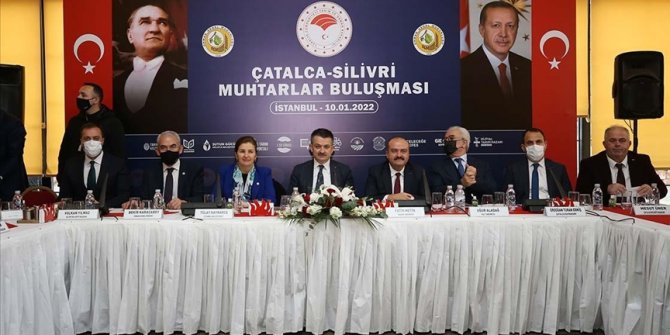 Tarım ve Orman Bakanı Pakdemirli, İstanbul'da muhtarlarla buluştu