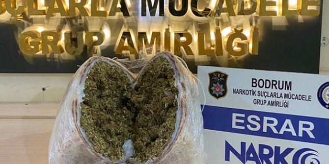 Valizinden uyuşturucu çıktı
