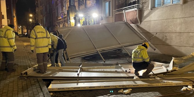 İstanbul ve Kırklareli'nde fırtına etkili oldu