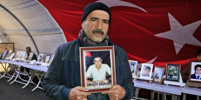 Evlat nöbetindeki babadan oğluna: Çık gel, devletin adaletine sığın