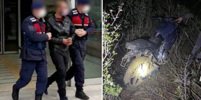 Hırsızlık şüphelisi, kuzeninin motosikletini de çalmış