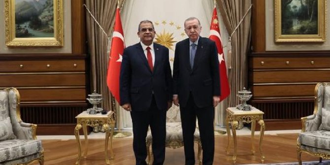 Cumhurbaşkanı Erdoğan, KKTC Başbakanı Sucuoğlu'nu kabul etti