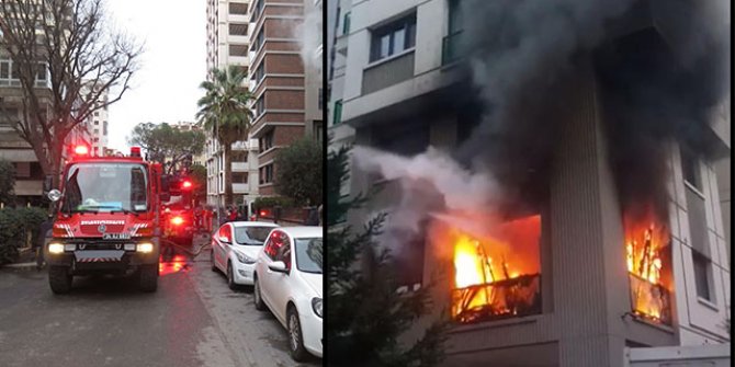 Kadıköy'de dairede yangın; 1 ölü