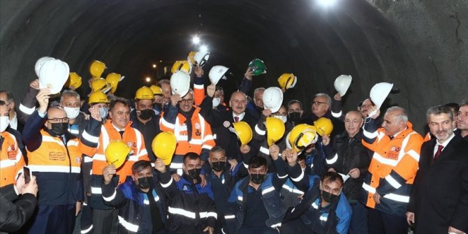 Yeni Zigana Tüneli'nde ışık göründü