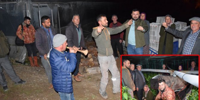 Davullu zurnalı 'don' nöbeti