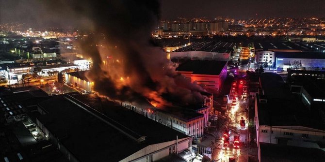Bursa'da fabrikada çıkan yangın söndürüldü