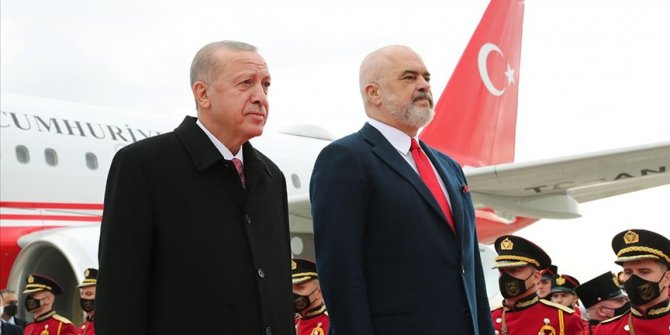 Cumhurbaşkanı Erdoğan, Arnavutluk'ta