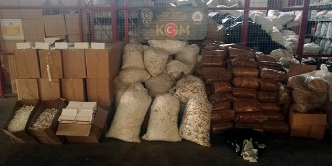 Adana’da kaçak 8 milyon 440 bin makaron ele geçirildi: 7 gözaltı