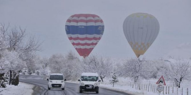 Nevşehir'de eğitime 'kar' tatili