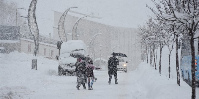 Van, Hakkari, Bitlis ve Muş için yoğun kar uyarısı