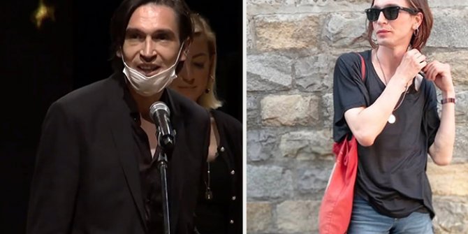 Trans birey olduğunu açıklayan oyuncu, 'Umut Veren Kadın Oyuncu Ödülü' istemiş 