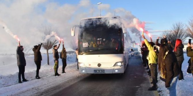 Fenerbahçe kafilesi Sivas'ta
