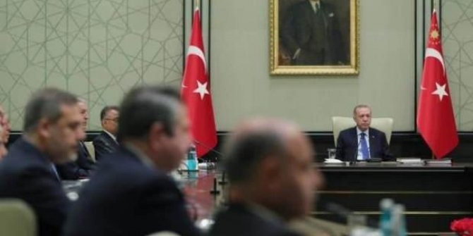 MGK, Cumhurbaşkanı Erdoğan'ın başkanlığında toplandı