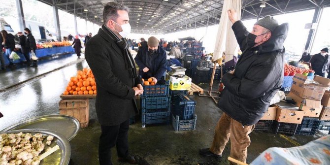 Başkan Ertuğrul Çetin'den Pazar Alanlarında Gıda Denetimi