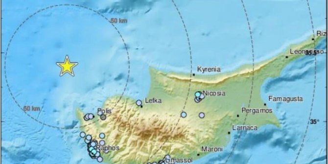 Doğu Akdeniz'de korkutan deprem! Türkiye'de de hissedildi