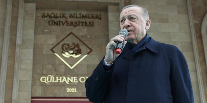Cumhurbaşkanı Erdoğan, Sağlık Bilimleri Üniversitesi Gülhane Camisi'nin açılışını yaptı