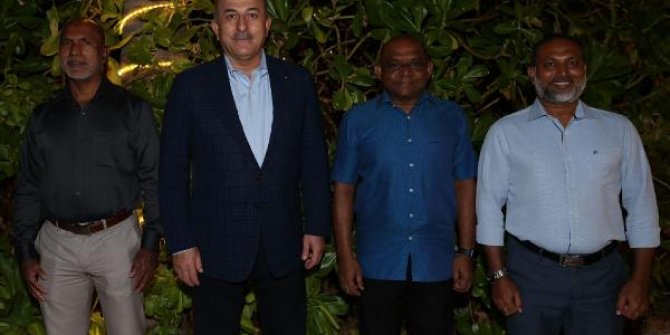 Dışişleri Bakanı Çavuşoğlu, Maldivler’de üst düzey görüşmelerde bulundu