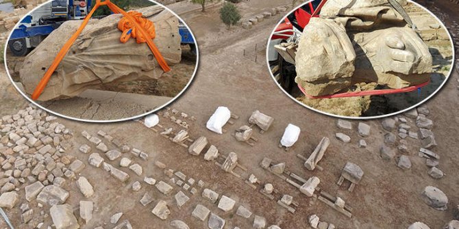 Dünyanın en eski kehanet merkezi Klaros'tan kült heykellere ait 35 parça çıkarıldı
