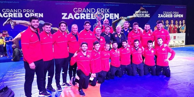 Milli güreşçiler, Grand Prix Zagrep Open'ı takım halinde şampiyon tamamladı