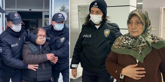 Eşini 10 yerinden bıçaklayarak öldüren koca ile annesi tutuklandı