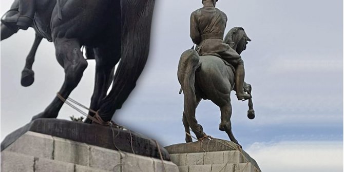Samsun'da Atatürk Anıtı'na saldıranlar tutuklandı