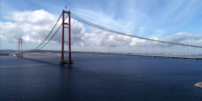 Çanakkale Boğazı'nın iki yakasını birleştirecek projede sona yaklaşıldı