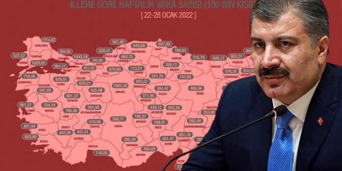 Bakan Koca, vaka sayısı en çok artan 10 ili açıkladı