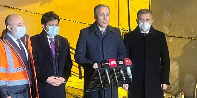 İstanbul Valisi Yerlikaya Üsküdar'da patlama olan binada inceleme yaptı