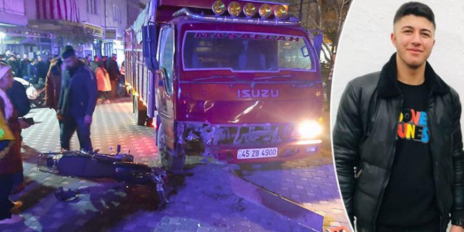 Kamyonet ile motosiklet çarpıştı: 1 ölü, 1 yaralı
