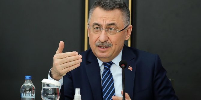Cumhurbaşkanı Yardımcısı Oktay başkanlığında düzensiz göç konulu toplantı yapıldı