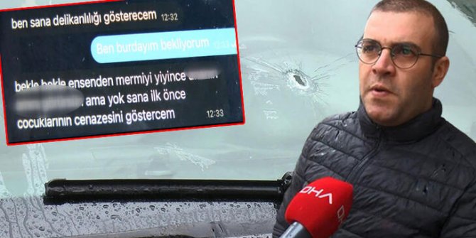 Avcılar'da tehdit mesajları alan kişiye otomobilinde silahlı saldırı