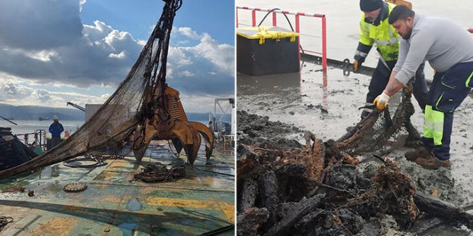 İzmit Körfezi'nden 6 dönüm ağ toplandı