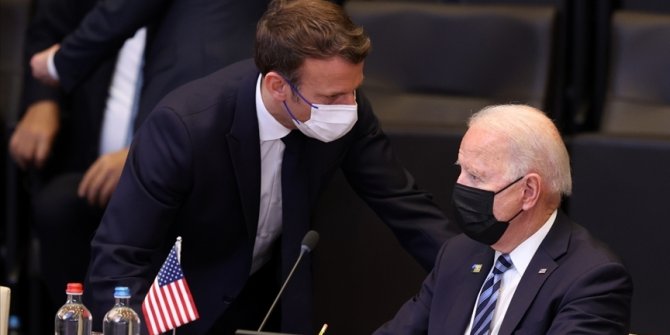 Biden ile Macron, Ukrayna krizini görüştü