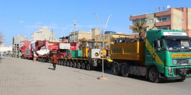 Hatay'dan termik santral parçaları taşınan TIR, 38 gün sonra Habur'da