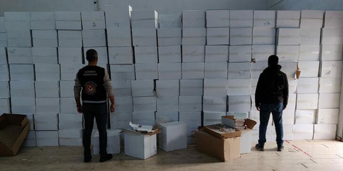İzmir’de 4 milyon TL’lik kaçak sigara operasyonu