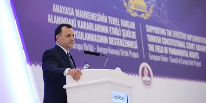 AYM Başkanı Arslan: Bireysel başvurunun amacı sivrisinekleri üreten bataklığı kurutmaktır