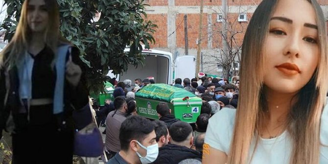 Otomobilde kurşunlanarak öldürülen kuzenler Emine ve Tuğçe, toprağa verildi