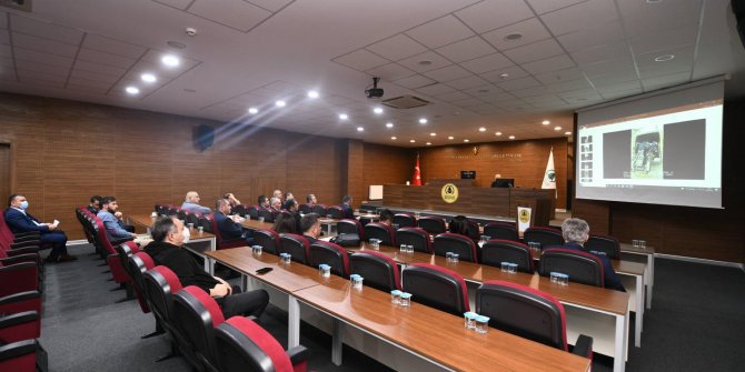 Başkan Ertuğrul Çetin, 2022 yılı hedefleri toplantısı gerçekleştirdi