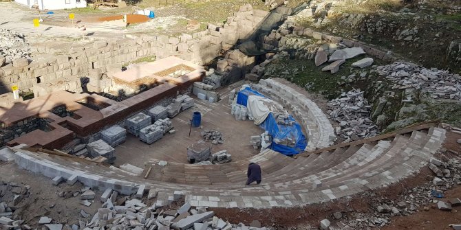 Ulus Antik Roma Tiyatrosu cumhuriyetin 100'üncü yılına hazırlanıyor