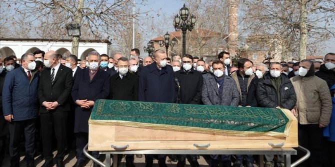 Cumhurbaşkanı Erdoğan, Ahmet Erdoğan'ın cenaze namazına katıldı
