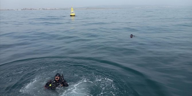 Marmara Denizi'nde 'hayalet ağ' temizliği devam ediyor