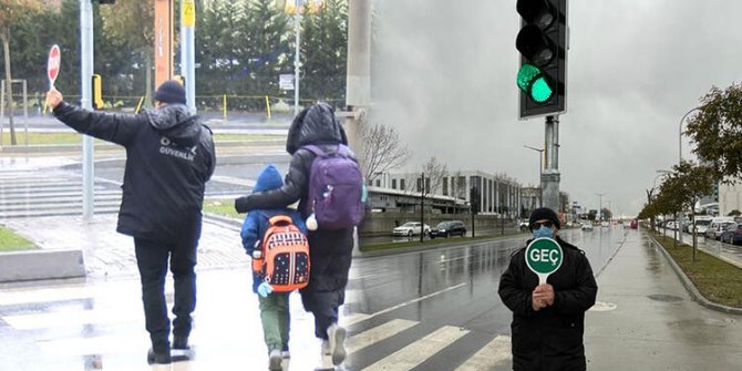 Başakşehir'de 'dur' tabelasıyla geçilebilen yaya geçidine trafik lambaları yerleştirildi