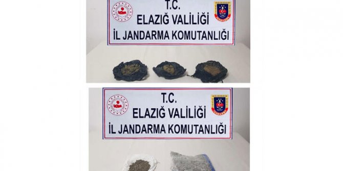 Yolcu otobüsünde esrarla yakalanan 2 şüpheliye gözaltı