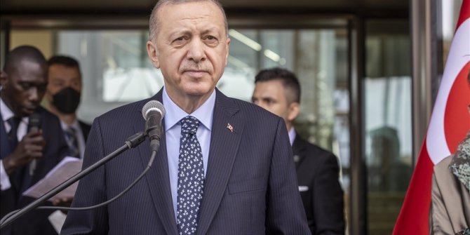 Cumhurbaşkanı Erdoğan: Afrika ortaklık politikamızla kıtanın kalkınmasına samimiyetle katkıda bulunmayı sürdüreceğiz